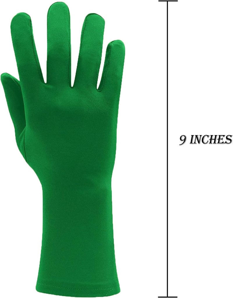 Sheface Stretchy Spandex Costume Gloves - Men's & Women's Banquet Party Wedding Gloves - Image 4